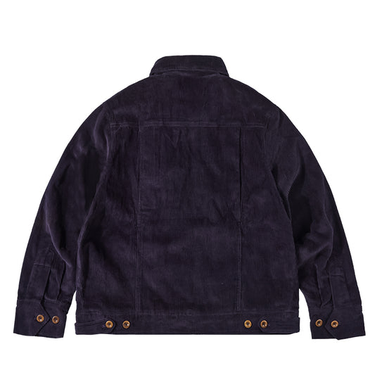 1960'S ROYAL PURPLE CORDUROY DRIZZLER JACKET (DR0047)