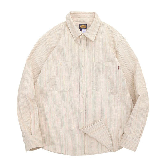 4 - COLOR - YARN - DYE WORK SHIRT (#ZF0018) - Nttitudoo MFG