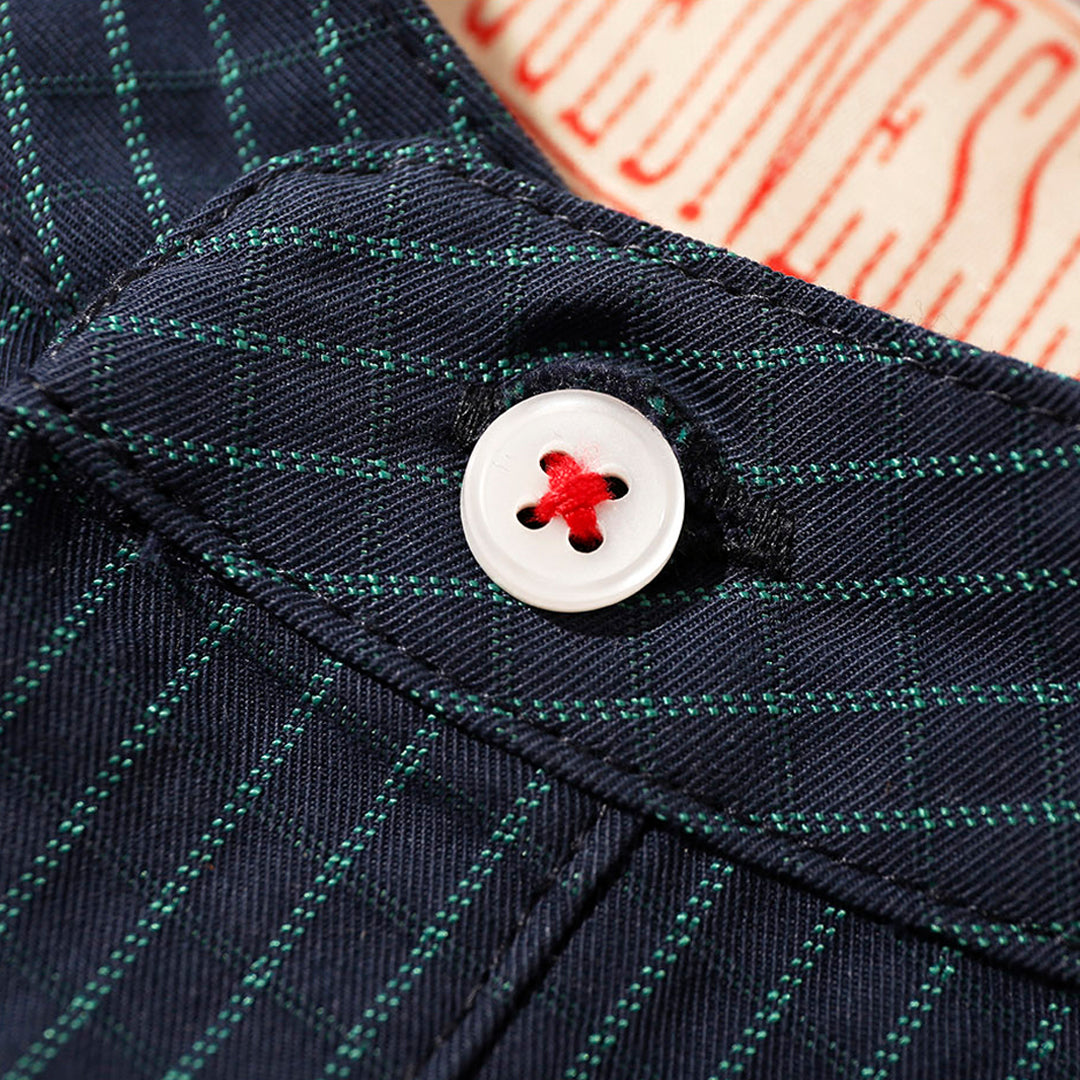 1920'S FRENCH MATELOT TRAIT SOMBRE SHIRT (DR0102)
