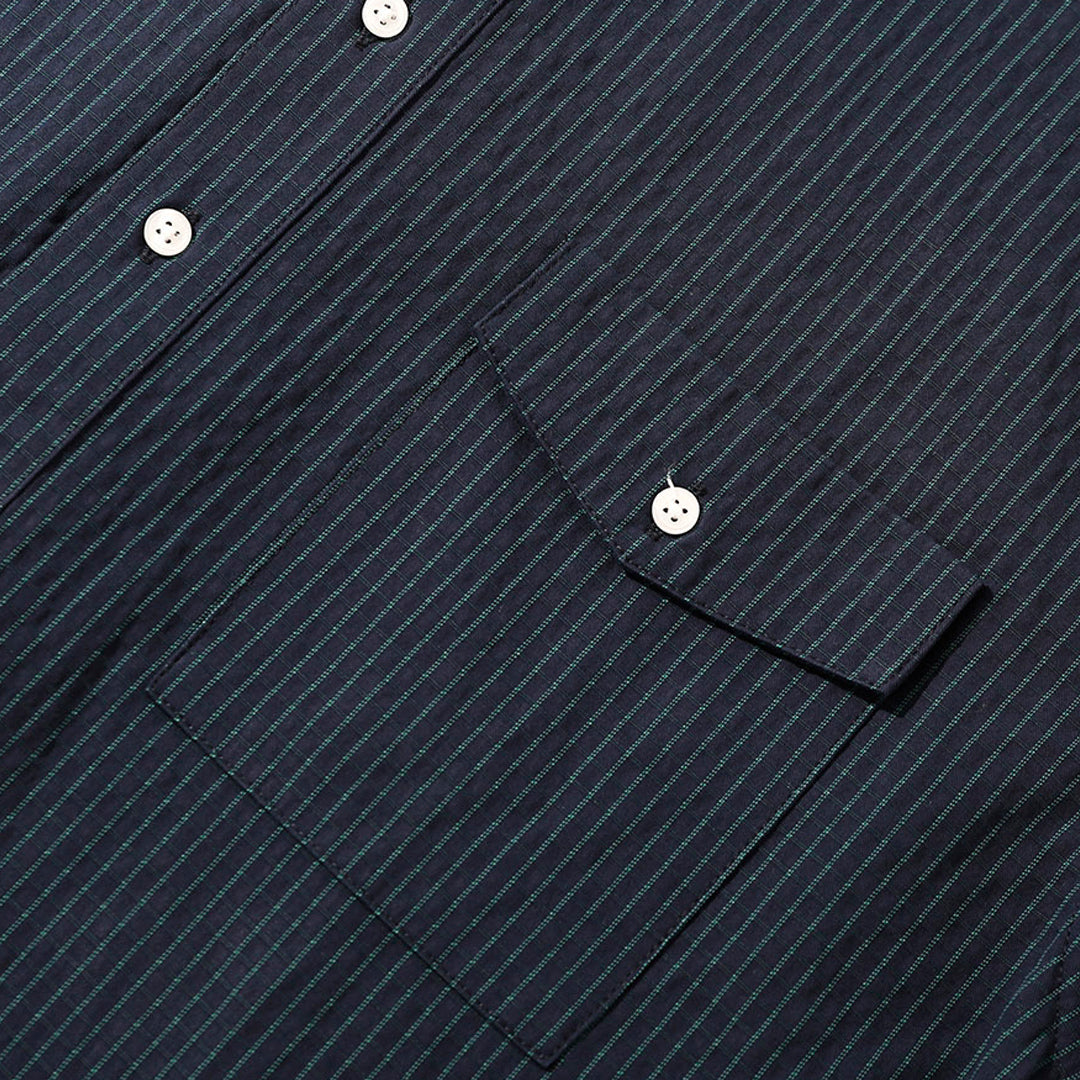 1920'S FRENCH MATELOT TRAIT SOMBRE SHIRT (DR0102)
