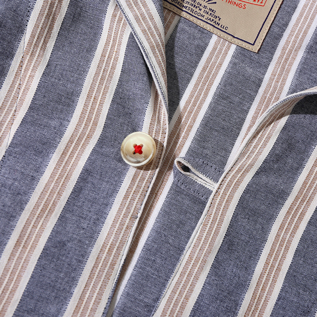 1910'S NAVY PULLOVER SHIRT (DR0104)