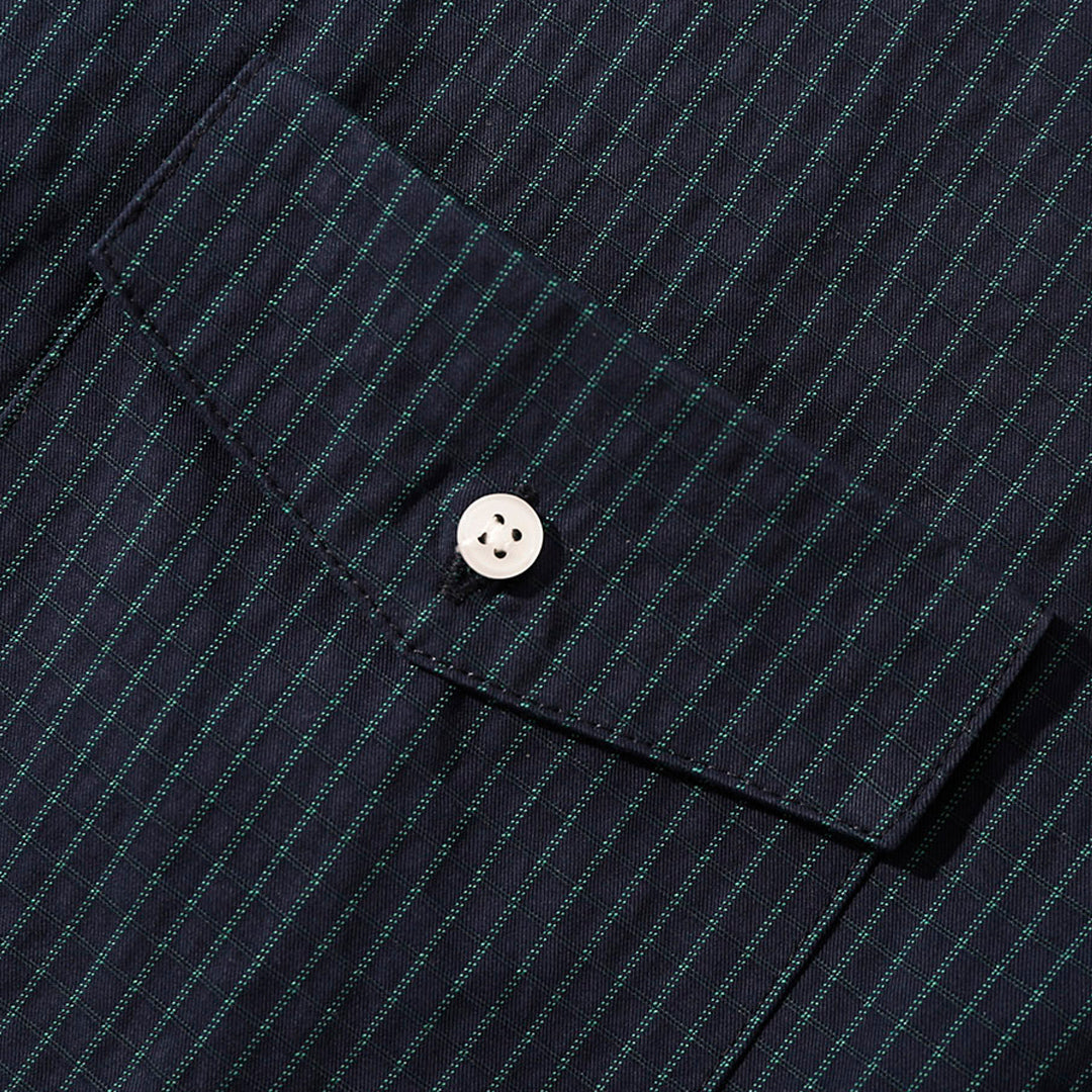 1920'S FRENCH MATELOT TRAIT SOMBRE SHIRT (DR0102)
