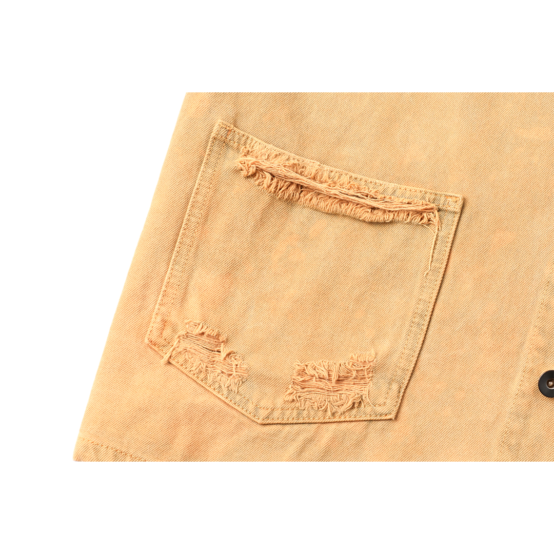 【Anniversary Sale】「CHIJINRIKI DOROZOME series」M-005 NOUFU JACKET (DR0208)