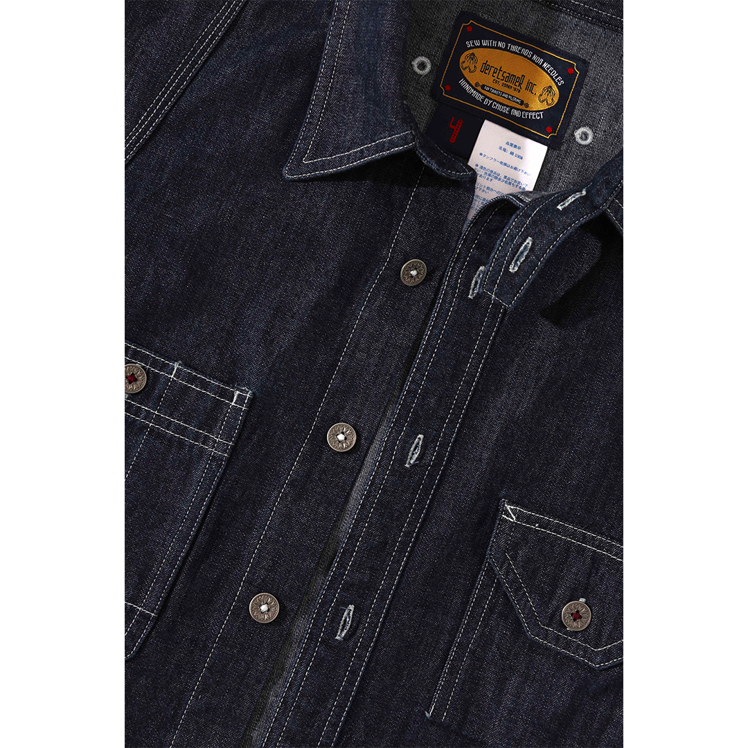 1930'S CIGARETTE POCKET WORK SHIRT (DR0120)