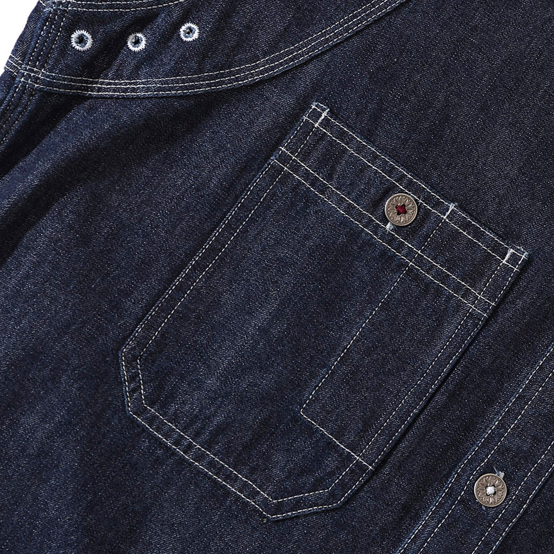 1930'S CIGARETTE POCKET WORK SHIRT (DR0120)
