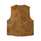 【Anniversary Appreciation Special Discount Edition】1930‘S HANDMADE「NIOSHOKU - DYEING」OLD GUN HALFMOON VEST (DR0138) - Nttitudoo MFG