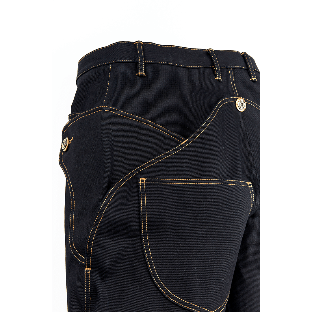 【Anniversary Appreciation Special Discount Edition】1960'S OSAKA BOSOZOKU R66 PANTS (DR0074) - Nttitudoo MFG