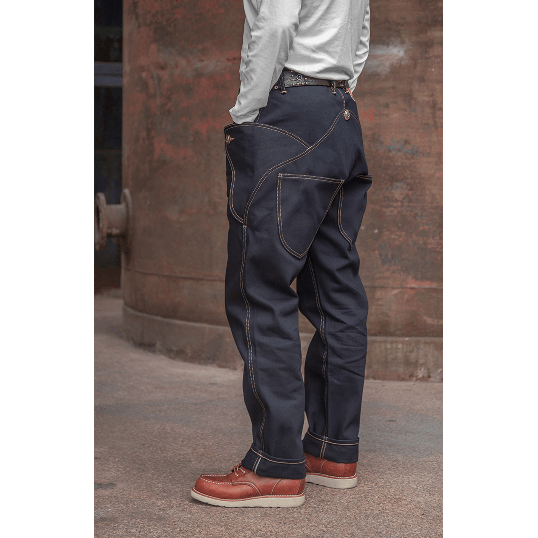 【Anniversary Appreciation Special Discount Edition】1960'S OSAKA BOSOZOKU R66 PANTS (DR0074) - Nttitudoo MFG