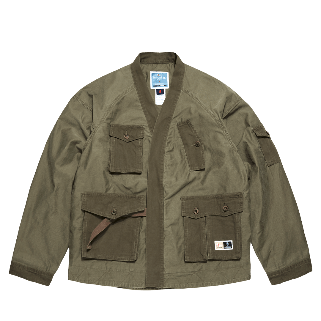 【Anniversary Appreciation Special Discount Edition】CPT - 1 MILITARY KIMONO (DR0069) - Nttitudoo MFG