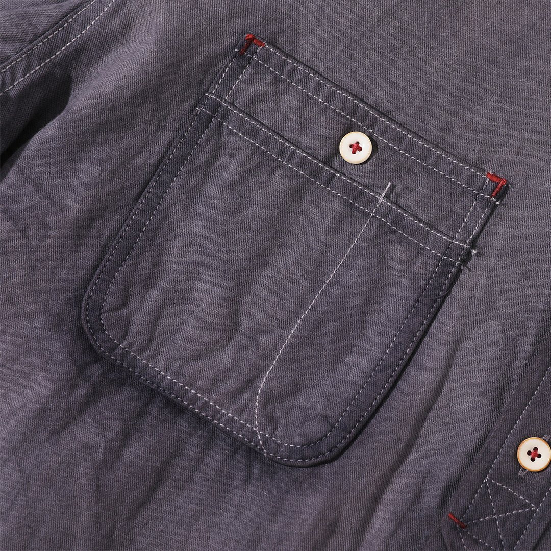 【Anniversary Appreciation Special Discount Edition】HANDMADE NIOSHOKU - DYEING ROUGHRIDER SHIRT (DR0137) - Nttitudoo MFG
