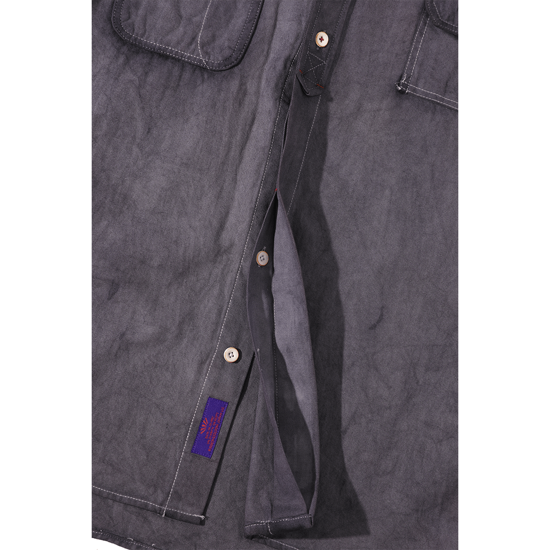 【Anniversary Appreciation Special Discount Edition】HANDMADE NIOSHOKU - DYEING ROUGHRIDER SHIRT (DR0137) - Nttitudoo MFG