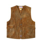 【Anniversary Appreciation Special Discount Edition】HANDMADE「NIOSHOKU - DYEING」OLD GUN HALFMOON VEST (DR0138) - Nttitudoo MFG