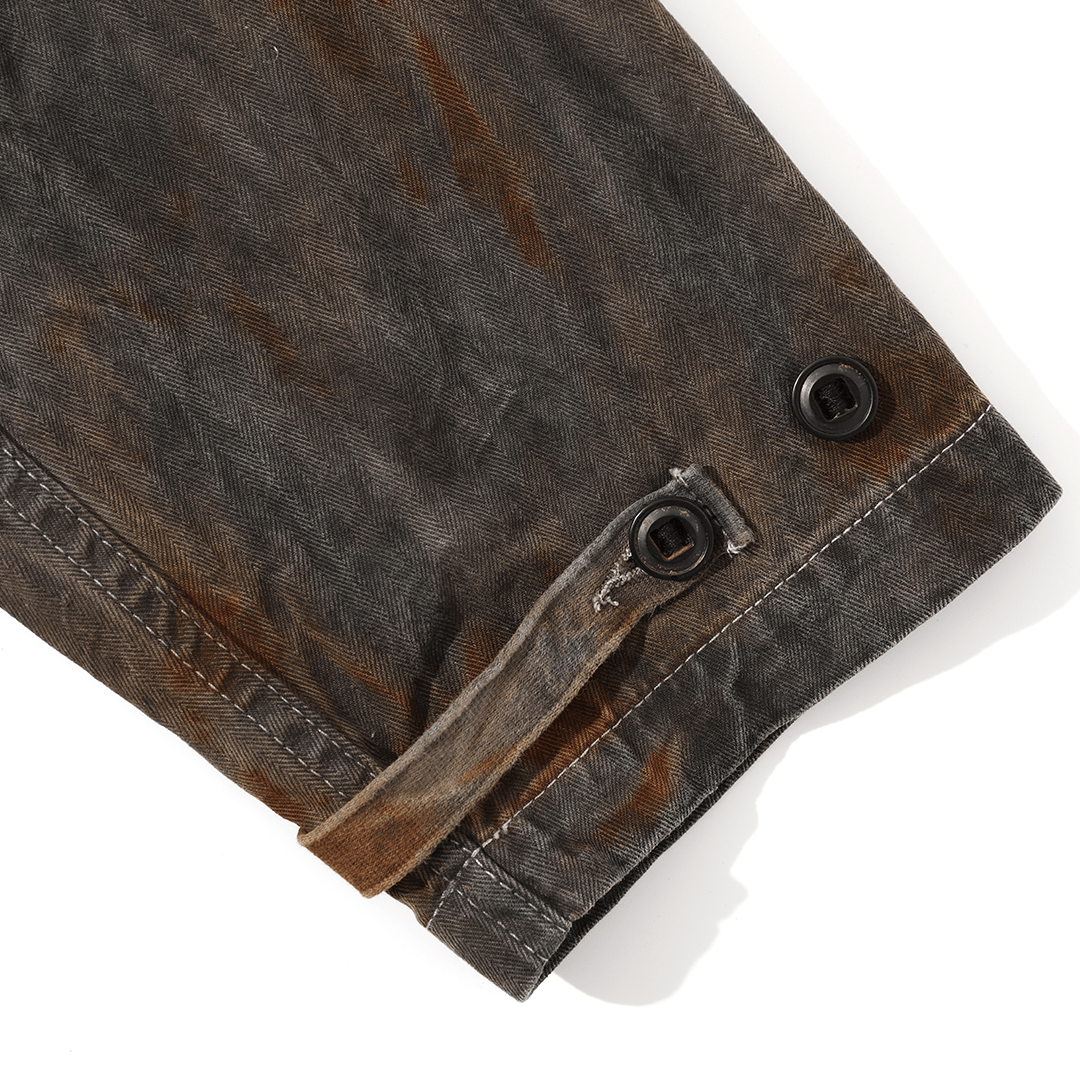 【Anniversary Appreciation Special Discount Edition】HANDMADE「NIOSHOKU - DYEING」USN SMOCK (DR0128) - Nttitudoo MFG