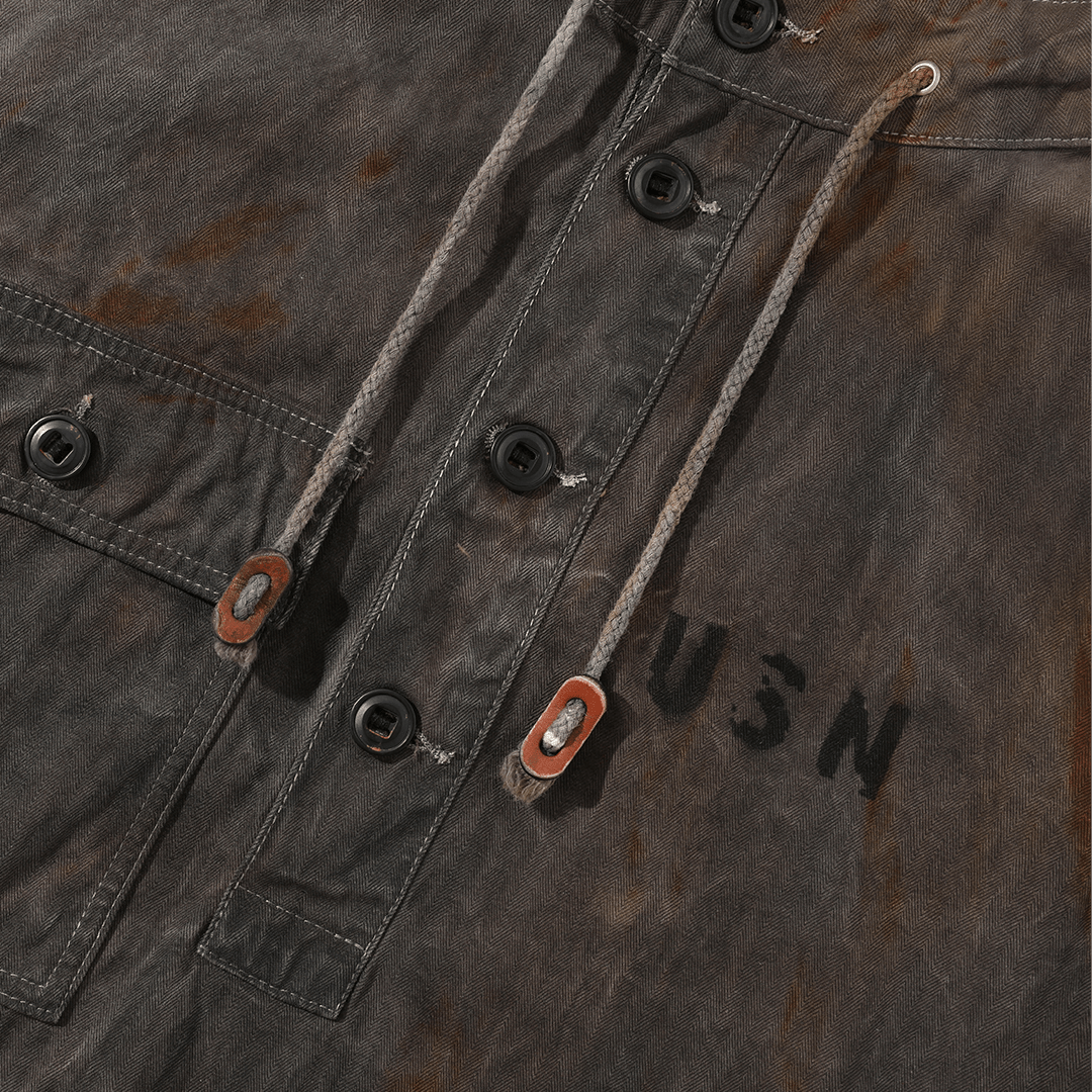 【Anniversary Appreciation Special Discount Edition】HANDMADE「NIOSHOKU - DYEING」USN SMOCK (DR0128) - Nttitudoo MFG