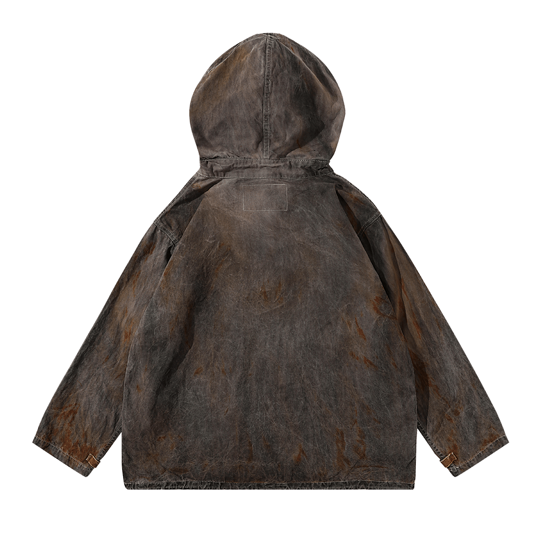 【Anniversary Appreciation Special Discount Edition】HANDMADE「NIOSHOKU - DYEING」USN SMOCK (DR0128) - Nttitudoo MFG