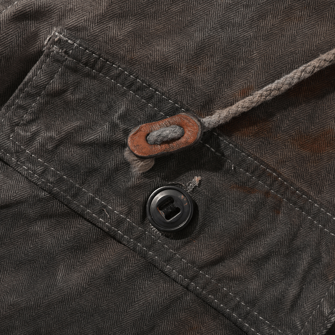 【Anniversary Appreciation Special Discount Edition】HANDMADE「NIOSHOKU - DYEING」USN SMOCK (DR0128) - Nttitudoo MFG