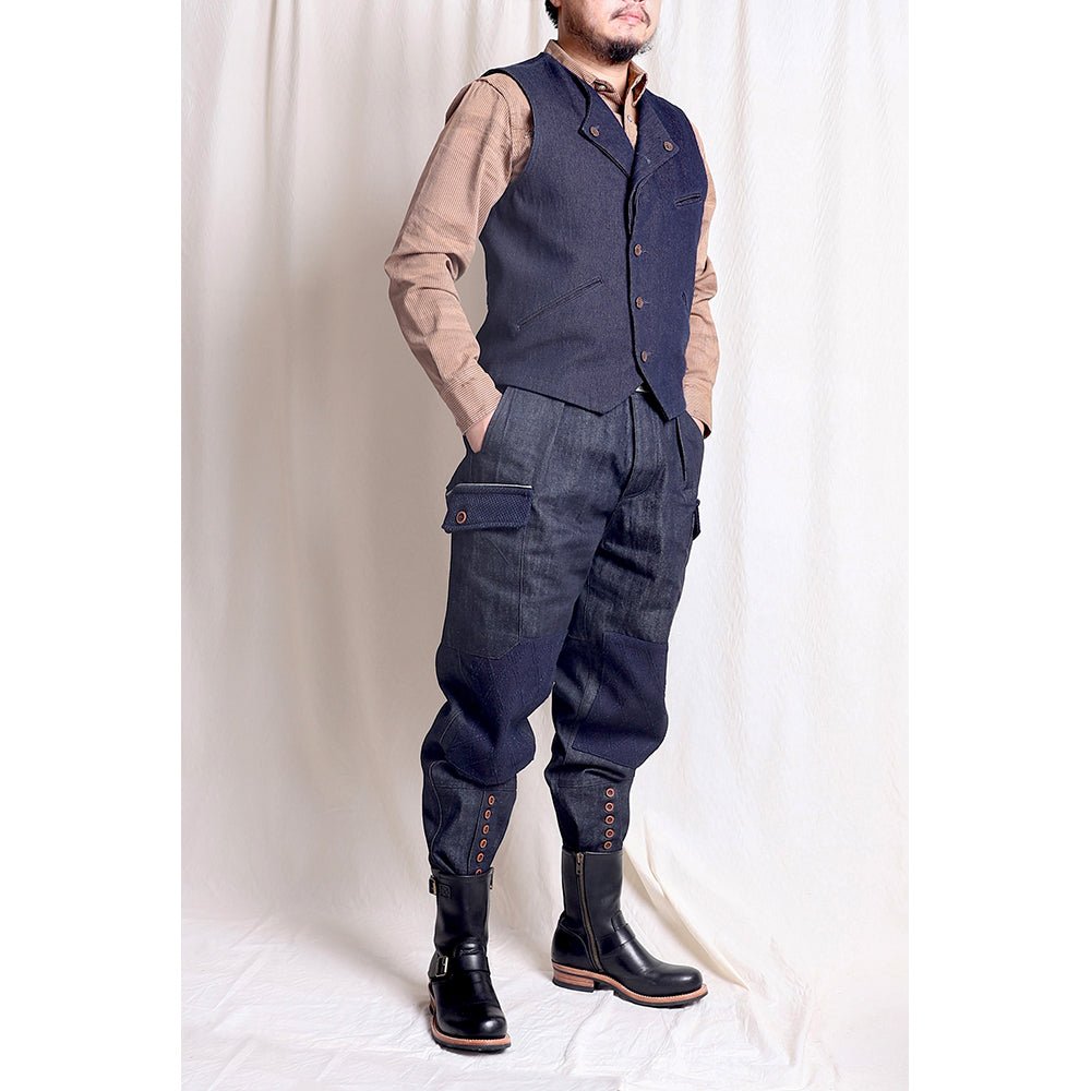 【Anniversary Appreciation Special Discount Edition】REMASTERED 1940'S FRENCH ARMY「BATAILLON DE CHASSEURS PORTÉS 」CMP - 03 PANTS (DR0043) - Nttitudoo MFG