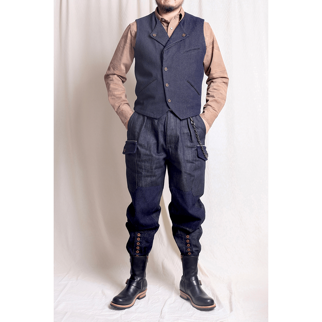 【Anniversary Appreciation Special Discount Edition】REMASTERED 1940'S FRENCH ARMY「BATAILLON DE CHASSEURS PORTÉS 」CMP - 03 PANTS (DR0043) - Nttitudoo MFG