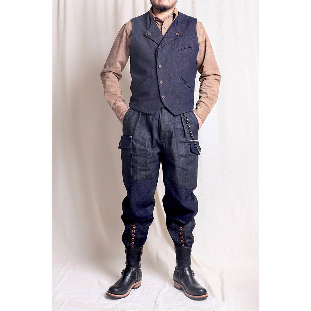 【Anniversary Appreciation Special Discount Edition】REMASTERED 1940'S FRENCH ARMY「BATAILLON DE CHASSEURS PORTÉS 」CMP - 03 PANTS (DR0043) - Nttitudoo MFG