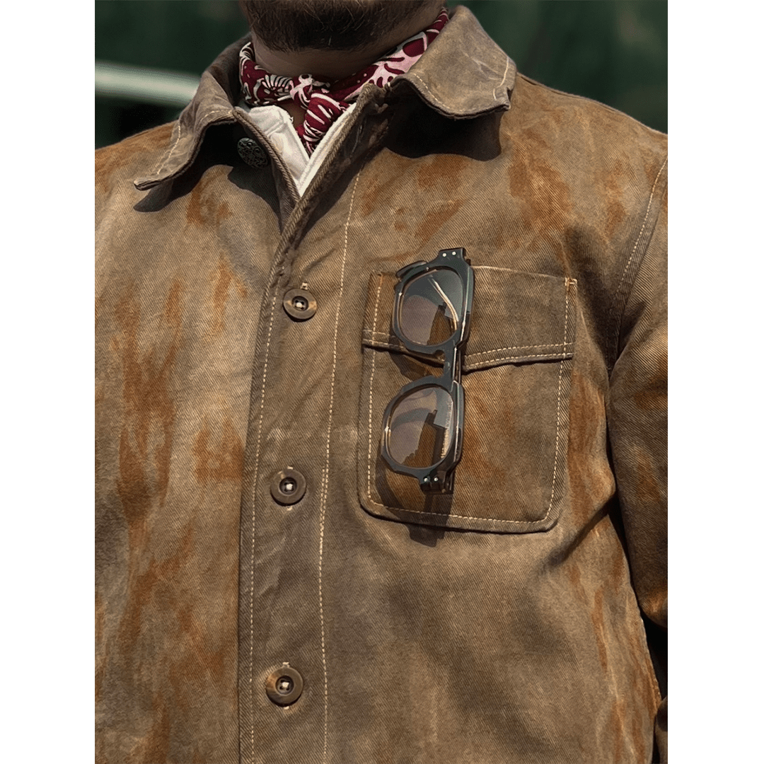 【Anniversary Sale】1930'S「L’OS FORGÉ DE LONGWY」WORKER JACKET (DR0190) - Nttitudoo MFG