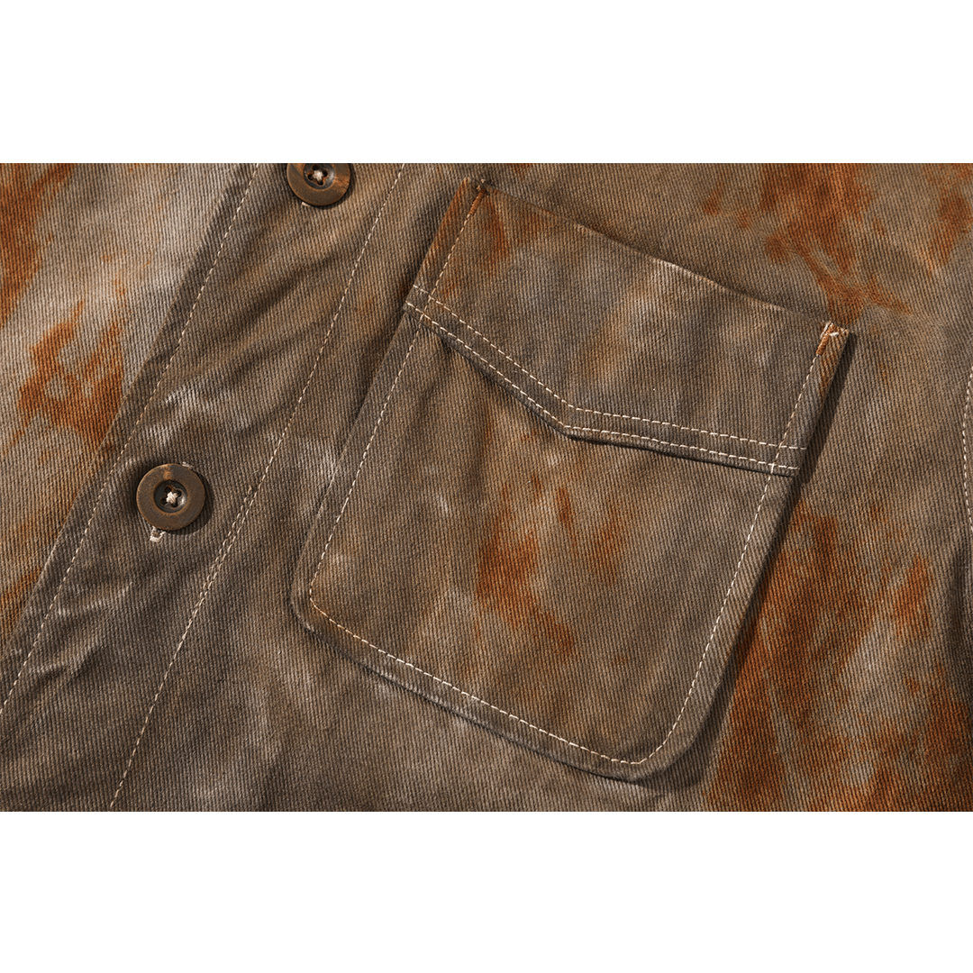 【Anniversary Sale】1930'S「L’OS FORGÉ DE LONGWY」WORKER JACKET (DR0190) - Nttitudoo MFG