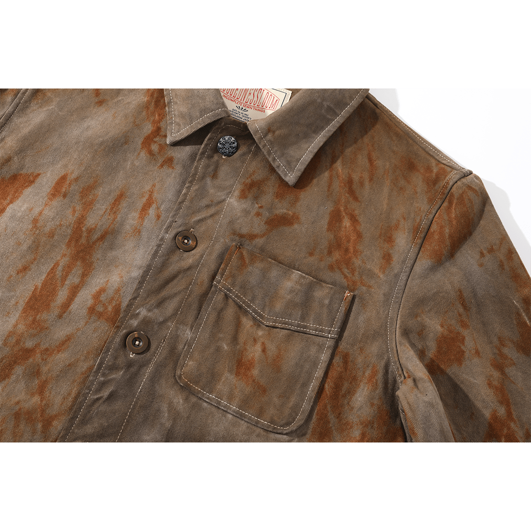 【Anniversary Sale】1930'S「L’OS FORGÉ DE LONGWY」WORKER JACKET (DR0190) - Nttitudoo MFG