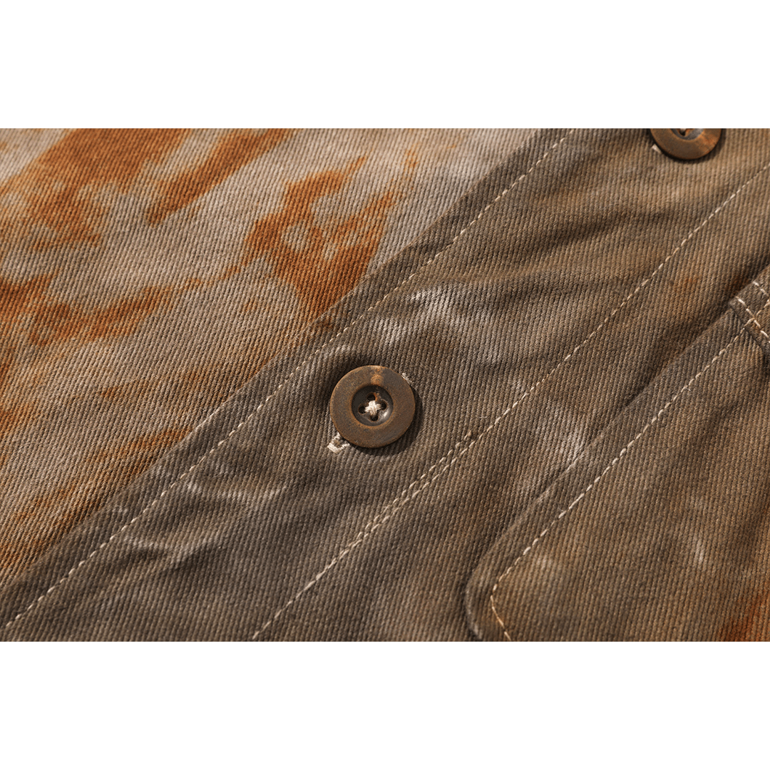 【Anniversary Sale】1930'S「L’OS FORGÉ DE LONGWY」WORKER JACKET (DR0190) - Nttitudoo MFG