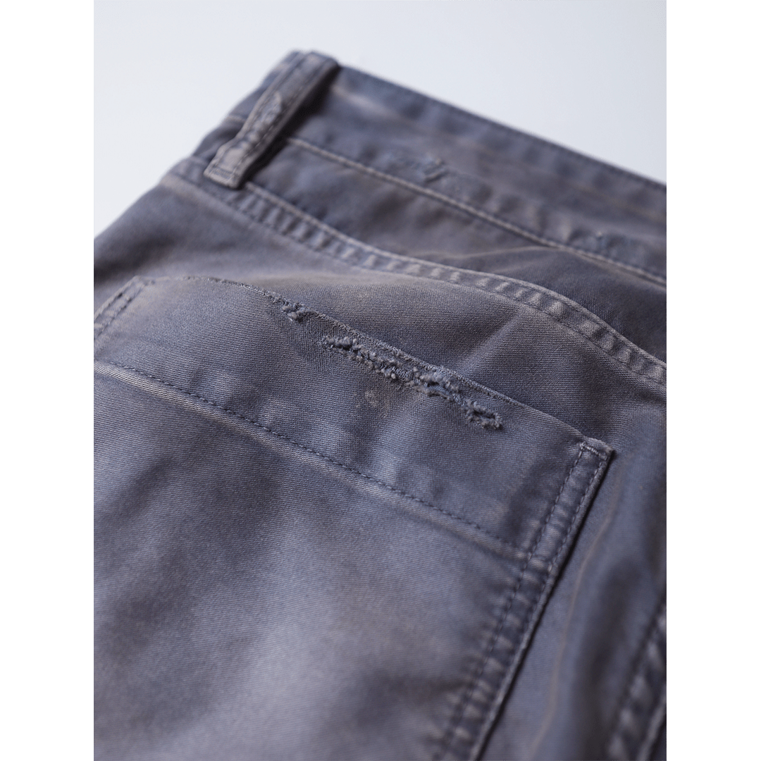 【Anniversary Sale】「BLEU DE TRAVAIL」 - ARTISANAL MENDING DÉDÉ PANTS (DR0181) - Nttitudoo MFG