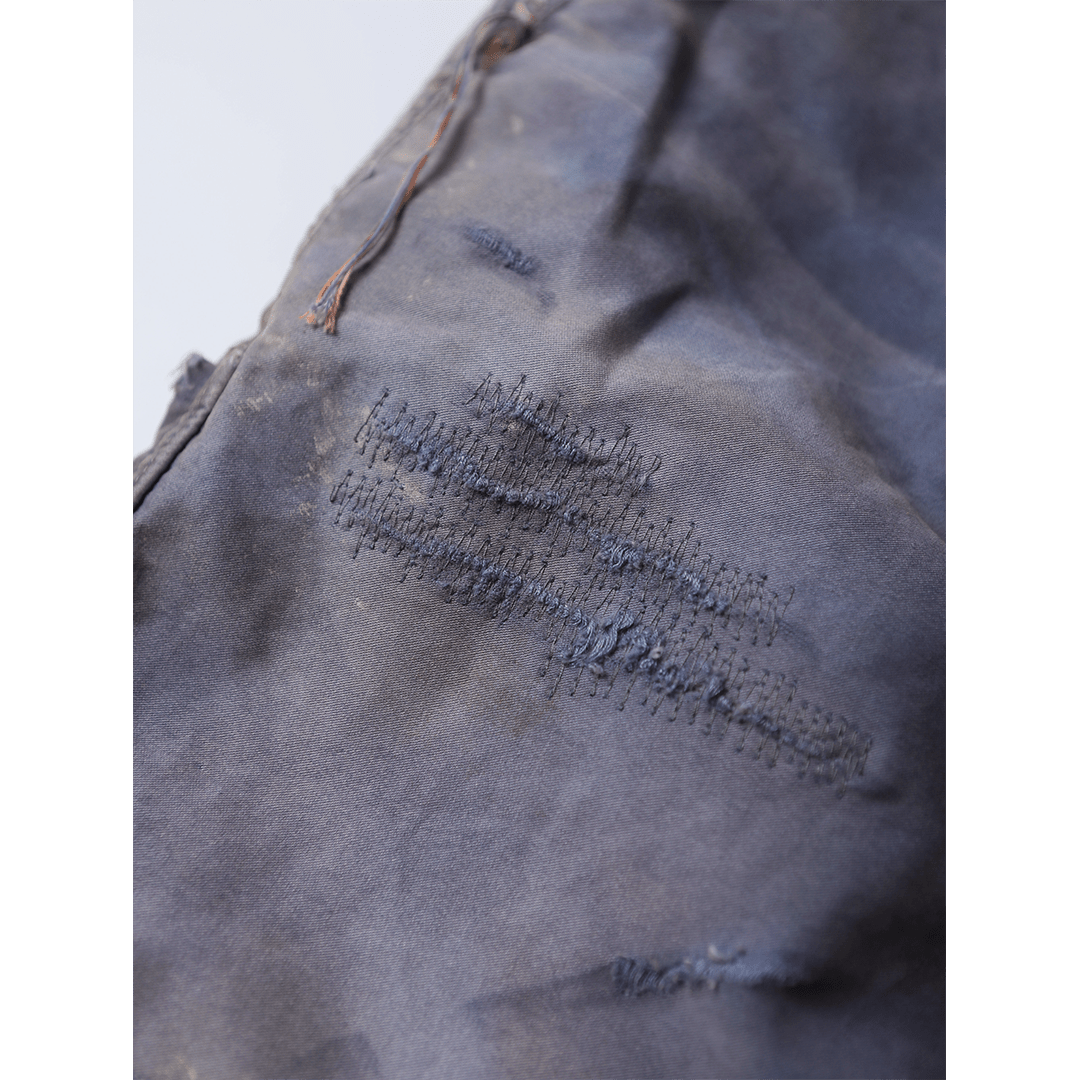【Anniversary Sale】「BLEU DE TRAVAIL」 - ARTISANAL MENDING DÉDÉ PANTS (DR0181) - Nttitudoo MFG