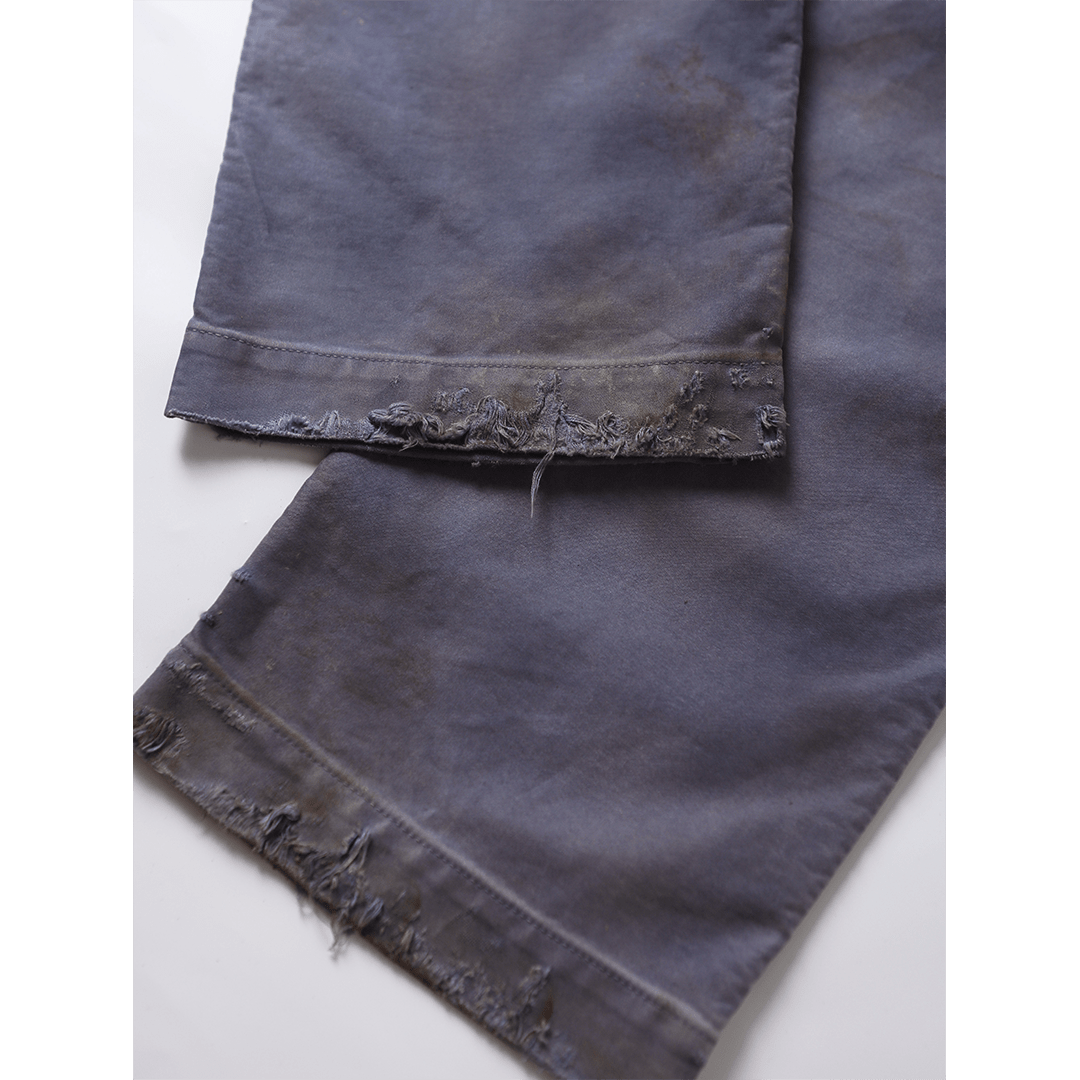 【Anniversary Sale】「BLEU DE TRAVAIL」 - ARTISANAL MENDING DÉDÉ PANTS (DR0181) - Nttitudoo MFG