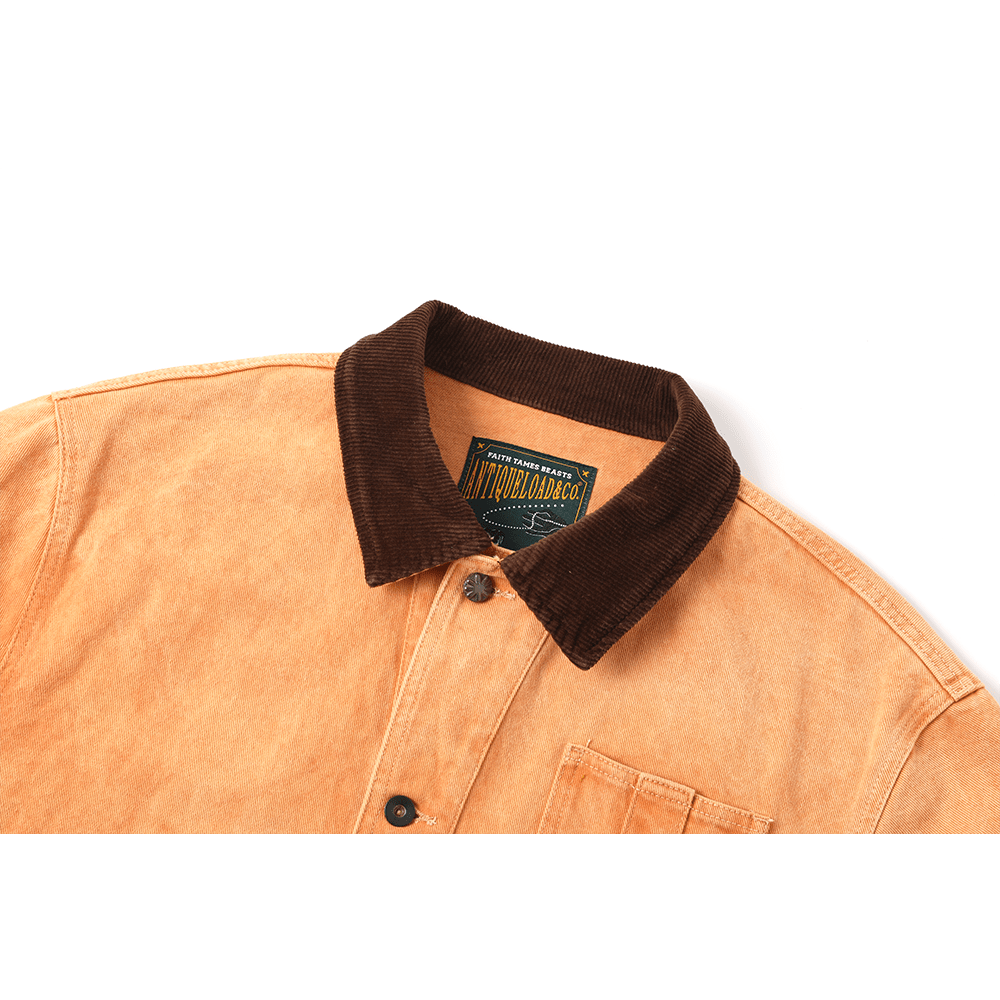 【Anniversary Sale】「CHIJINRIKI DOROZOME series」CARRIER LANGUEDOC JACKET (DR0218) - Nttitudoo MFG