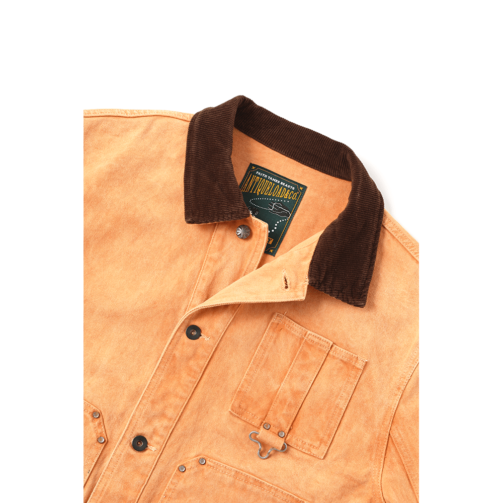 【Anniversary Sale】「CHIJINRIKI DOROZOME series」CARRIER LANGUEDOC JACKET (DR0218) - Nttitudoo MFG