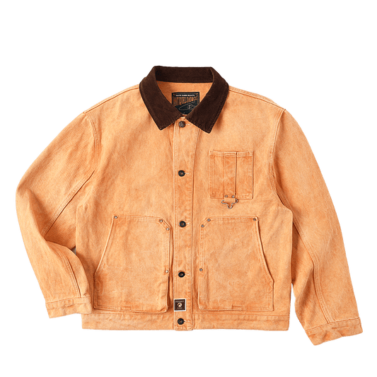 【Anniversary Sale】「CHIJINRIKI DOROZOME series」CARRIER LANGUEDOC JACKET (DR0218) - Nttitudoo MFG