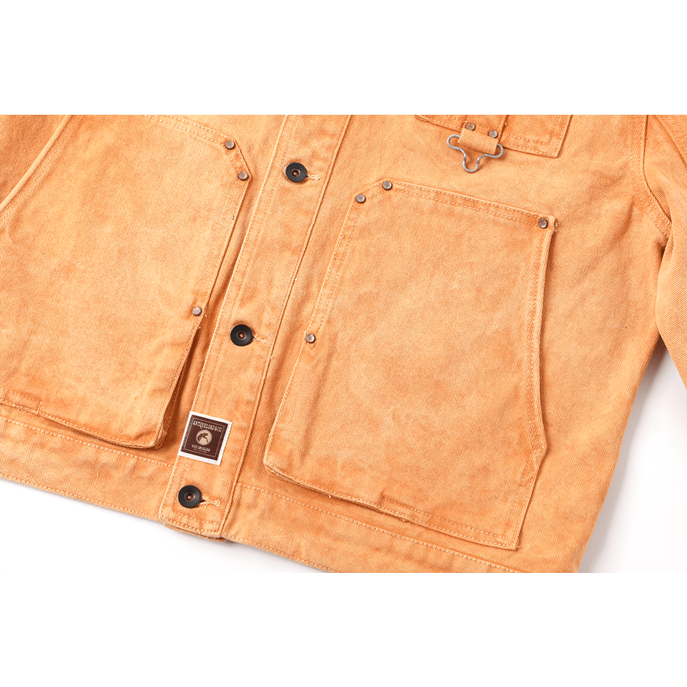 【Anniversary Sale】「CHIJINRIKI DOROZOME series」CARRIER LANGUEDOC JACKET (DR0218) - Nttitudoo MFG