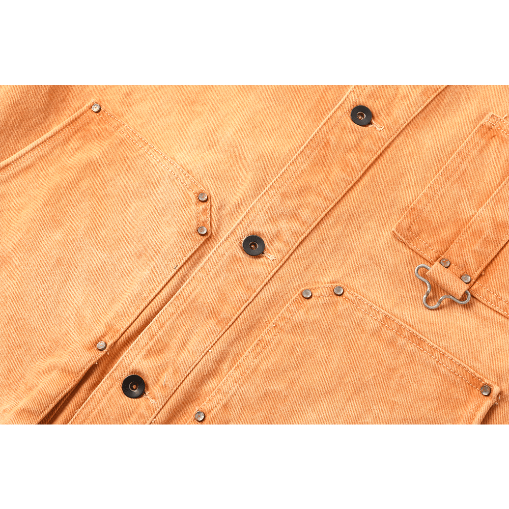 【Anniversary Sale】「CHIJINRIKI DOROZOME series」CARRIER LANGUEDOC JACKET (DR0218) - Nttitudoo MFG