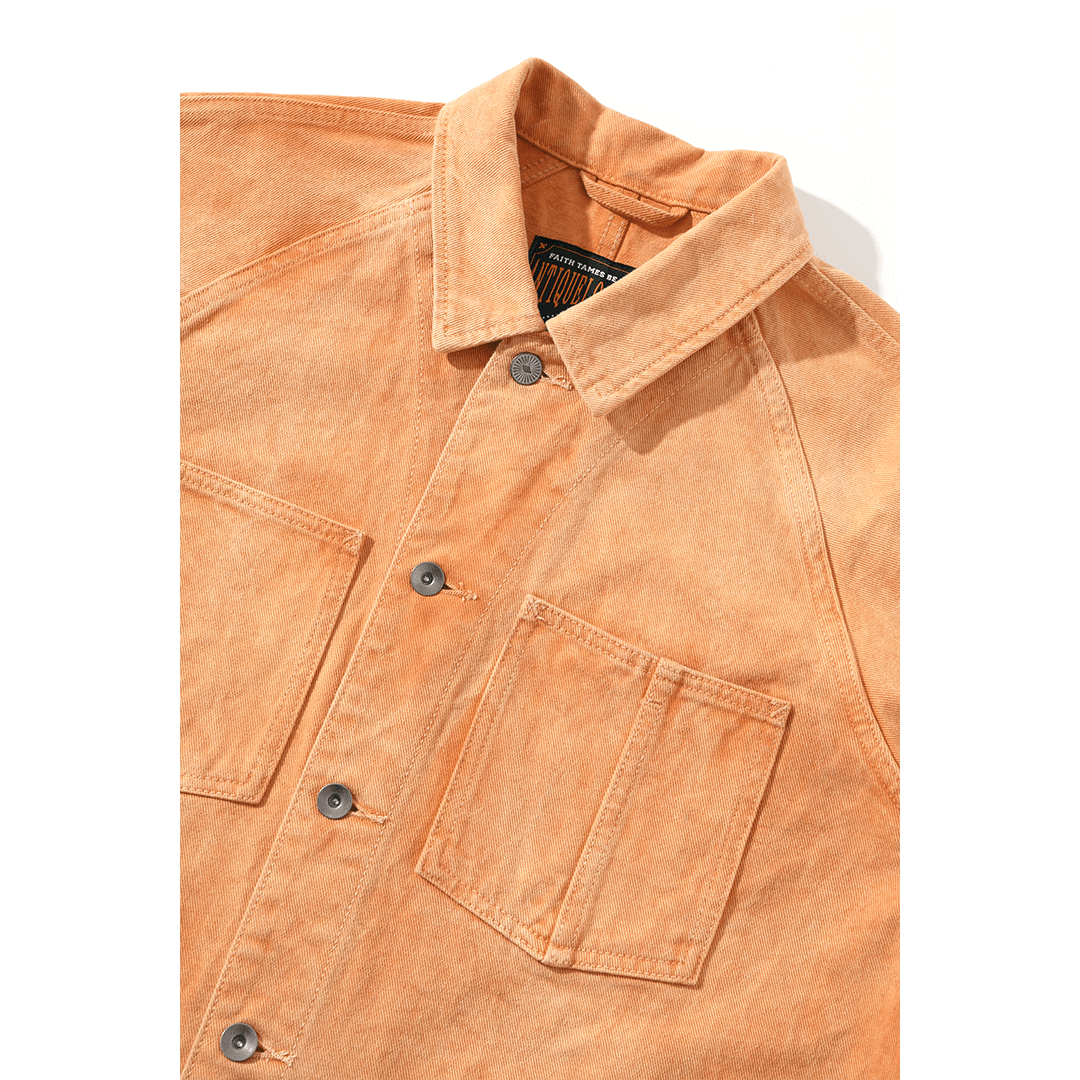 【Anniversary Sale】「CHIJINRIKI DOROZOME series」M - 001 DAICHI JACKET (DR0193) - Nttitudoo MFG