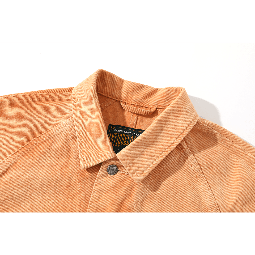 【Anniversary Sale】「CHIJINRIKI DOROZOME series」M - 001 DAICHI JACKET (DR0193) - Nttitudoo MFG