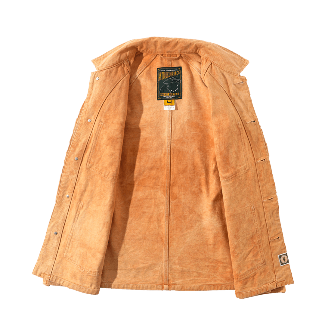 【Anniversary Sale】「CHIJINRIKI DOROZOME series」M - 001 DAICHI JACKET (DR0193) - Nttitudoo MFG