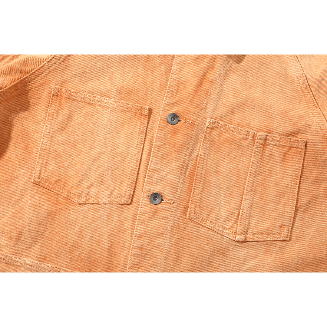 【Anniversary Sale】「CHIJINRIKI DOROZOME series」M - 001 DAICHI JACKET (DR0193) - Nttitudoo MFG