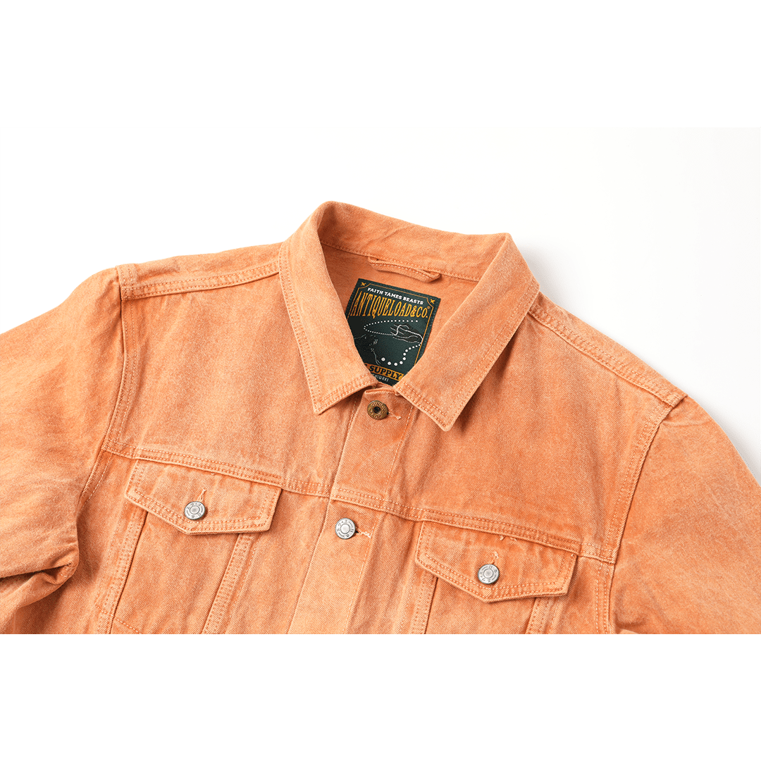 【Anniversary Sale】「CHIJINRIKI DOROZOME series」M - 003 IWA JACKET (DR0202) - Nttitudoo MFG