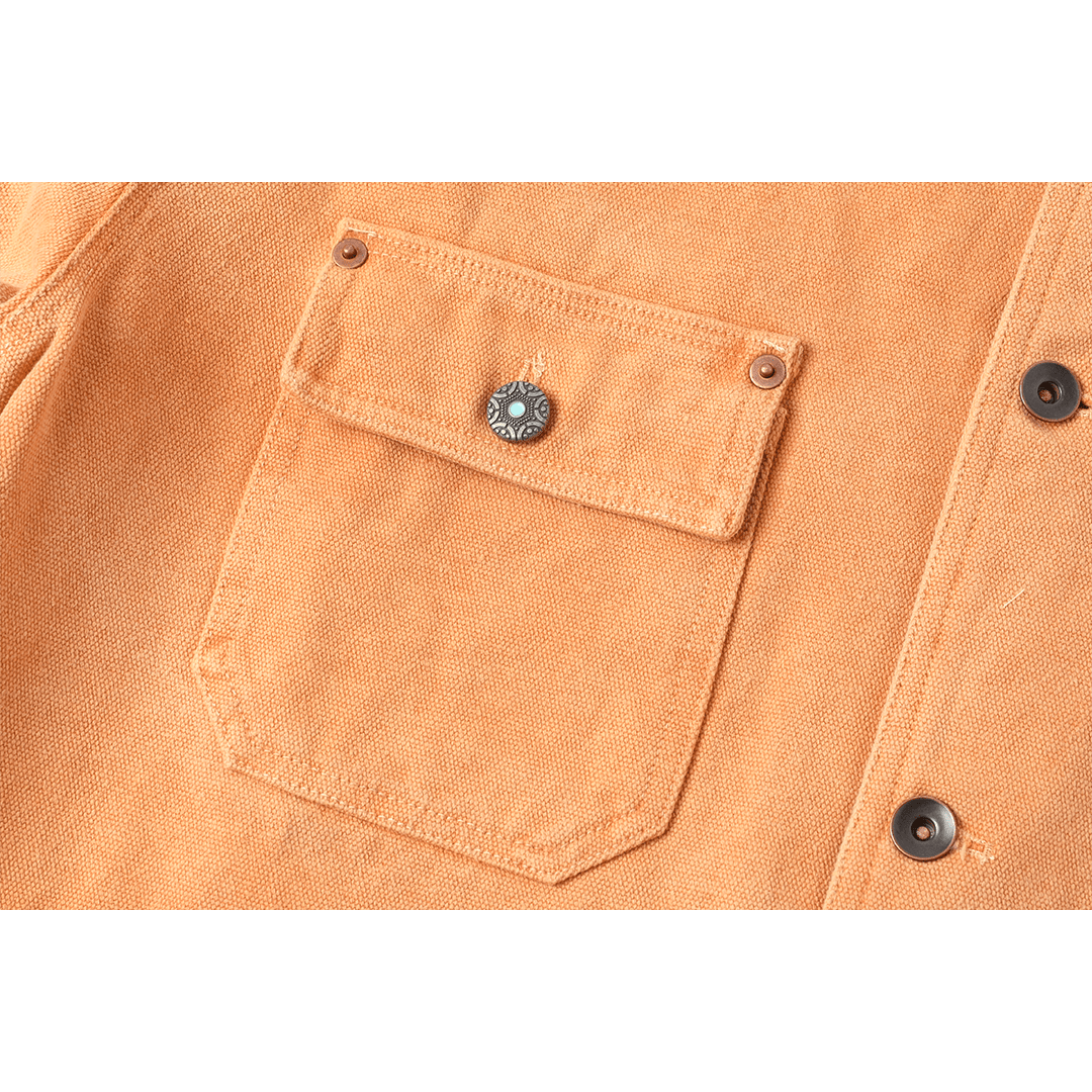 【Anniversary Sale】「CHIJINRIKI DOROZOME series」M - 004 MORI JACKET (DR0203) - Nttitudoo MFG