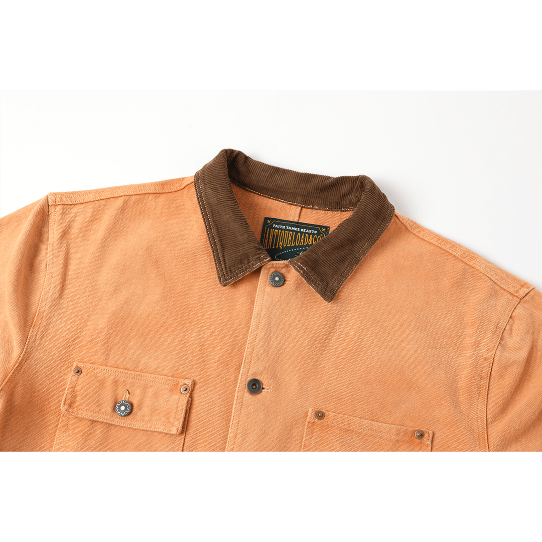 【Anniversary Sale】「CHIJINRIKI DOROZOME series」M - 004 MORI JACKET (DR0203) - Nttitudoo MFG