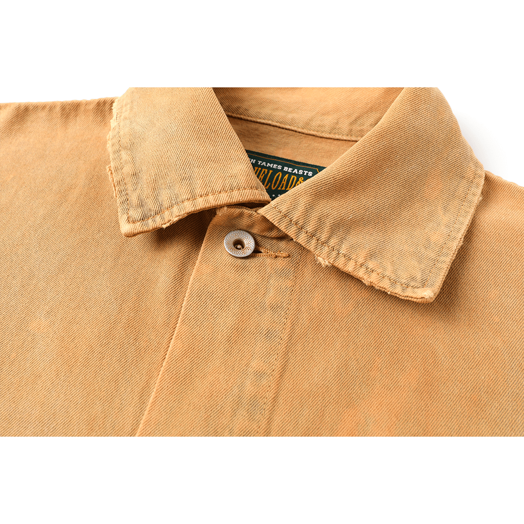 【Anniversary Sale】「CHIJINRIKI DOROZOME series」M - 005 NOUFU JACKET (DR0208) - Nttitudoo MFG