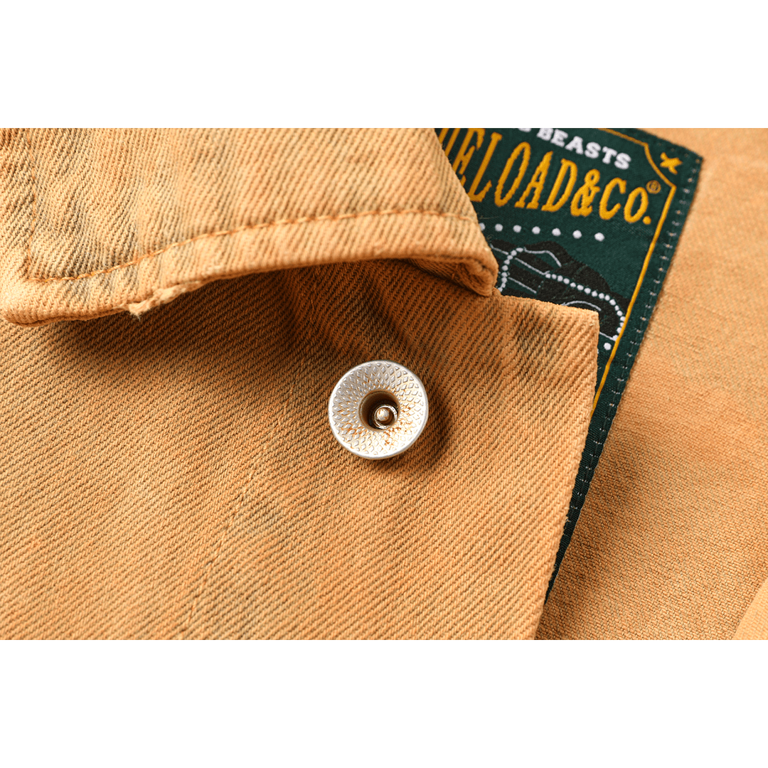 【Anniversary Sale】「CHIJINRIKI DOROZOME series」M - 005 NOUFU JACKET (DR0208) - Nttitudoo MFG