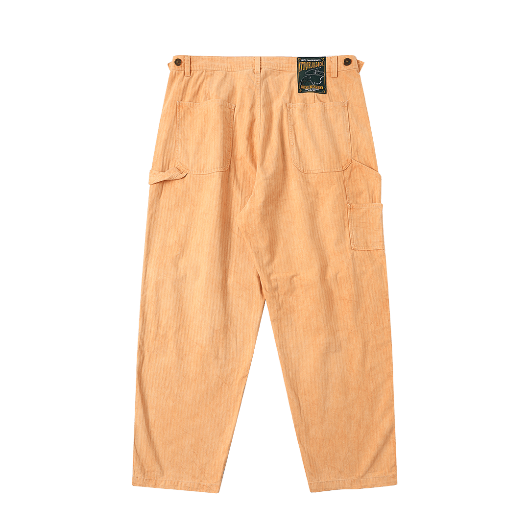 【Anniversary Sale】「CHIJINRIKI DOROZOME series」M - 006 KOYAMA PANTS (DR0213) - Nttitudoo MFG