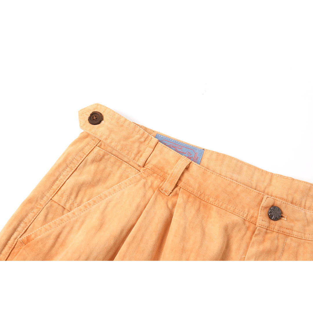 【Anniversary Sale】「CHIJINRIKI DOROZOME series」M - 006 KOYAMA PANTS (DR0213) - Nttitudoo MFG