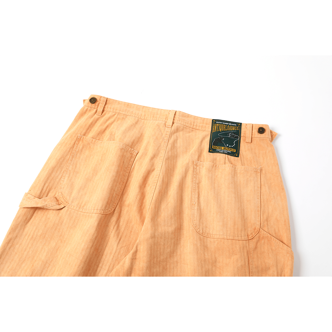 【Anniversary Sale】「CHIJINRIKI DOROZOME series」M - 006 KOYAMA PANTS (DR0213) - Nttitudoo MFG