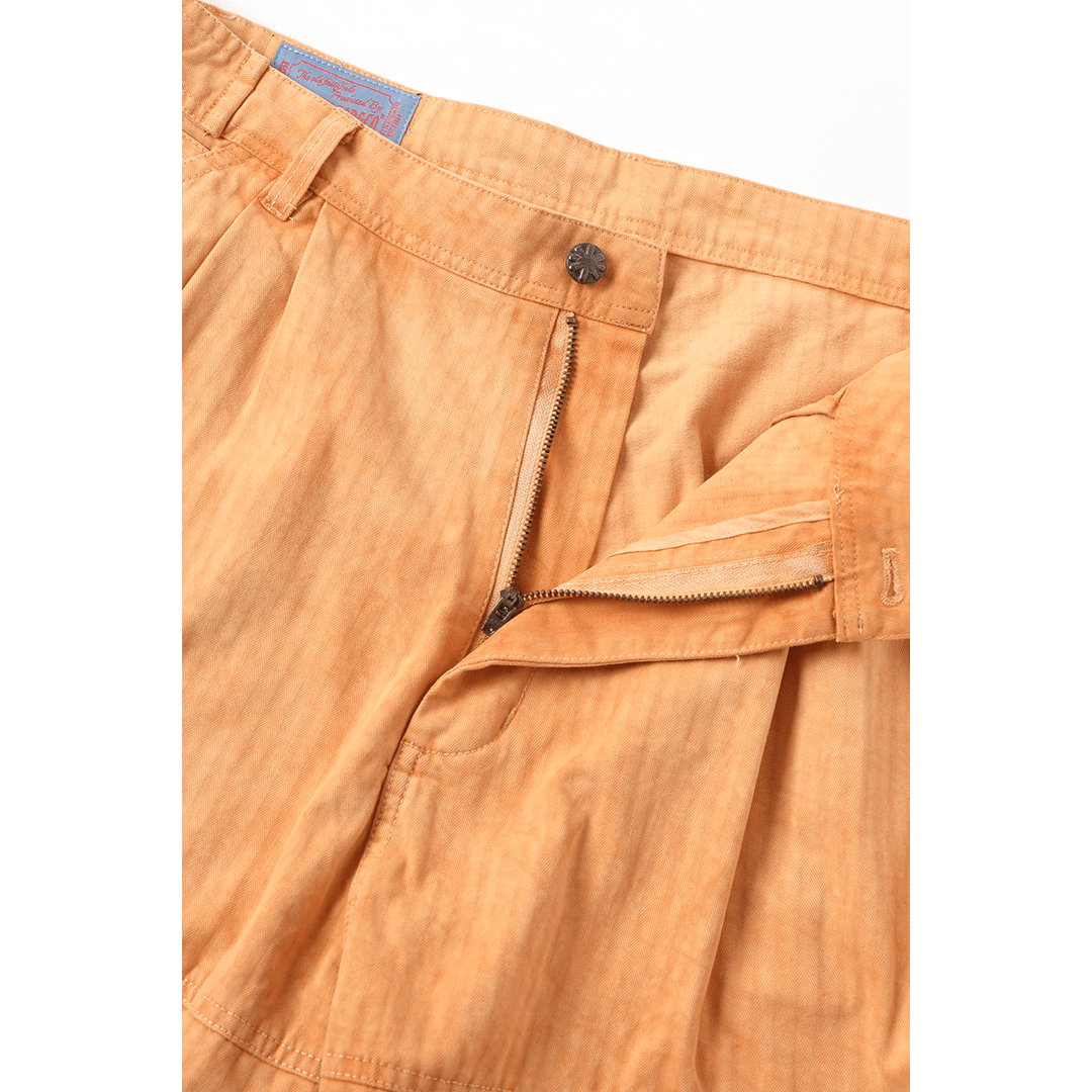 【Anniversary Sale】「CHIJINRIKI DOROZOME series」M - 006 KOYAMA PANTS (DR0213) - Nttitudoo MFG