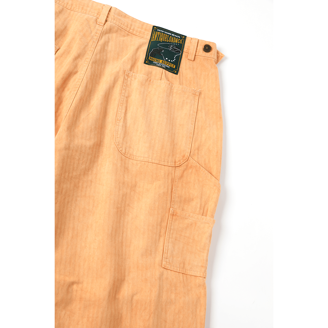 【Anniversary Sale】「CHIJINRIKI DOROZOME series」M - 006 KOYAMA PANTS (DR0213) - Nttitudoo MFG