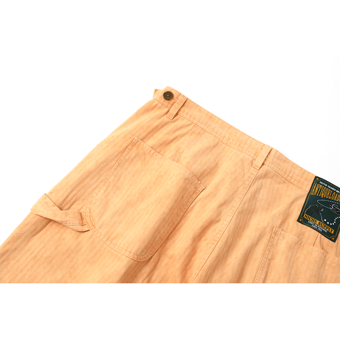 【Anniversary Sale】「CHIJINRIKI DOROZOME series」M - 006 KOYAMA PANTS (DR0213) - Nttitudoo MFG